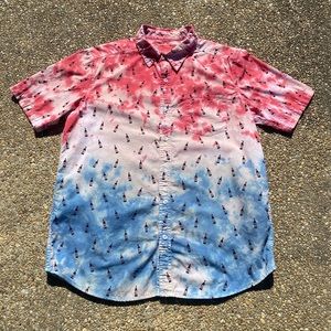 🍺 Custom 🍺  tie dye Budweiser beer bottle shirt men’s large